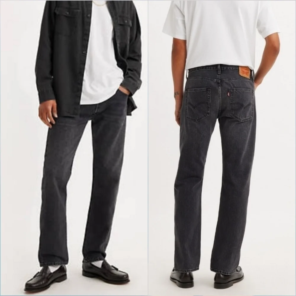 Levi's 501 Original Fit Jean in All Nighter Black Men's Size 40 x 30
